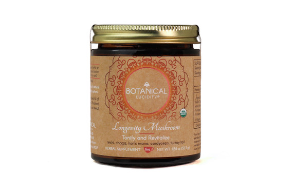 Longevity Mushroom Elixir Jar