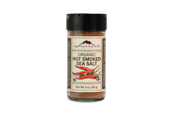 Organic Hot Smoked Sea Salt Bottle