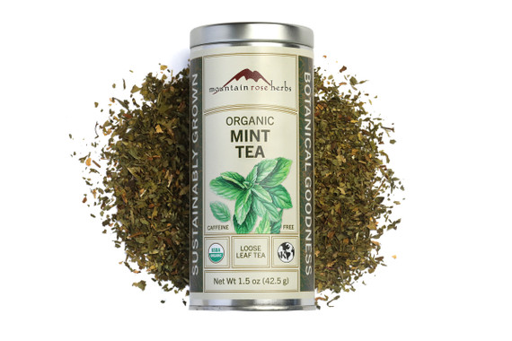 Organic Mint Tea Tin